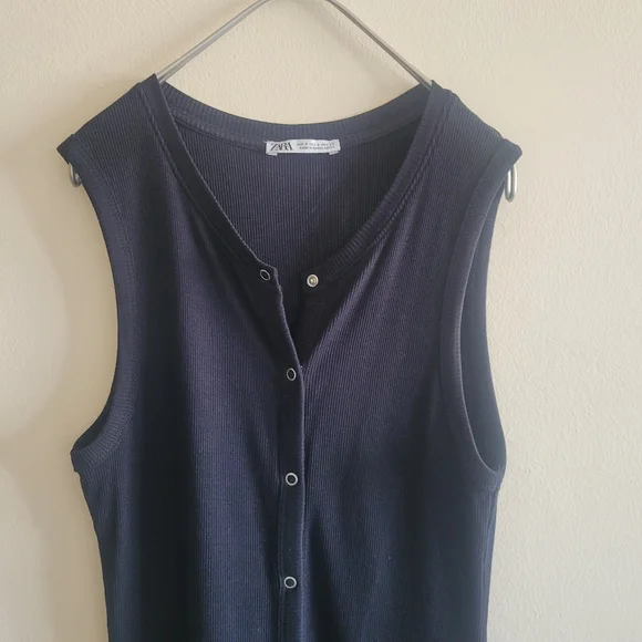 ZARA Ribbed Dress - Picture 5 of 10